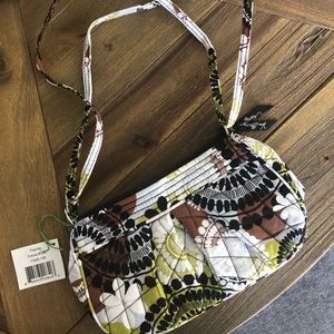 vera bradley: cocoa moss shoulder bag